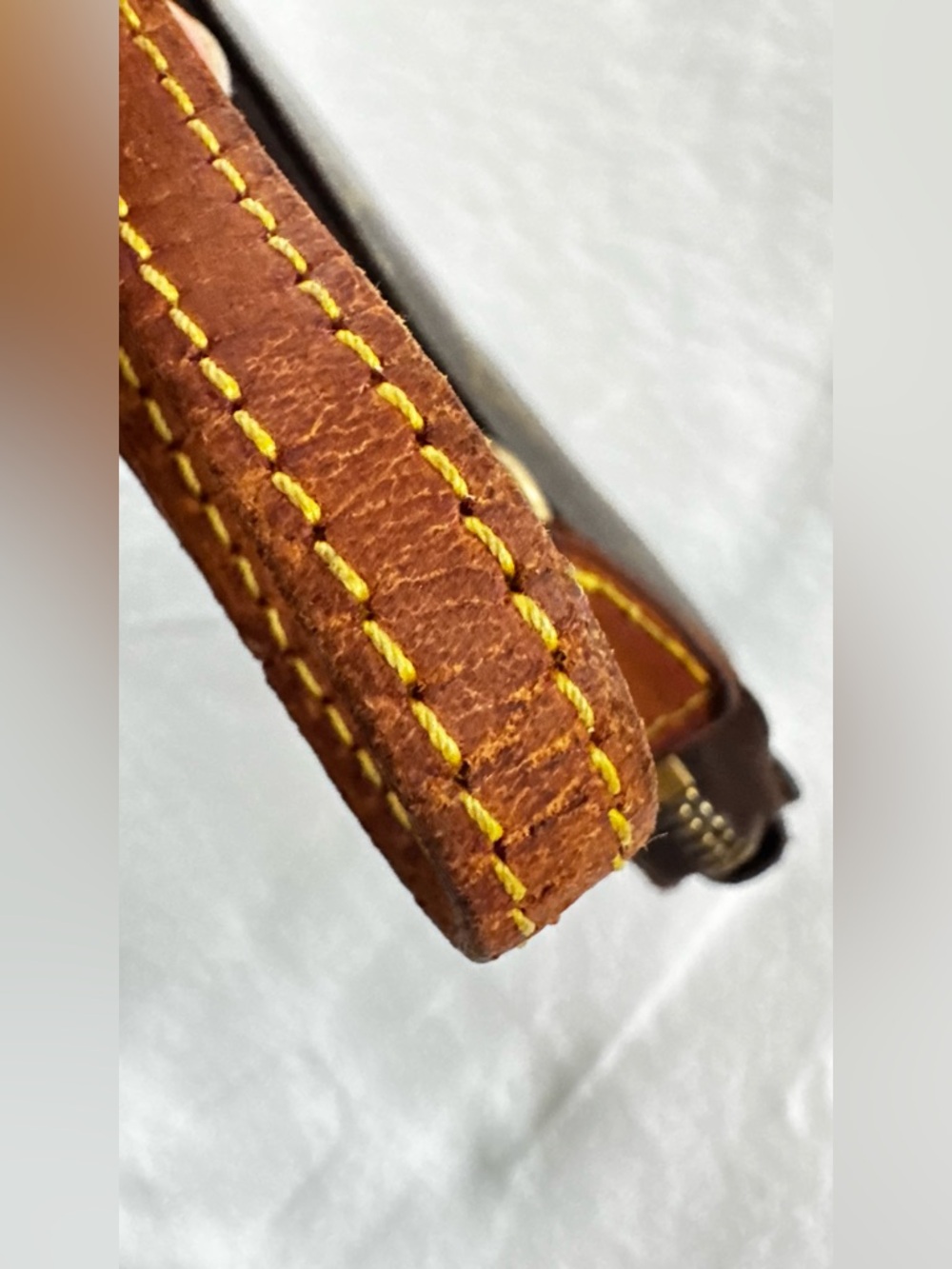 Louis Vuitton crossbody brown monogram canvas pochette removable strap bag - Picture 5 of 15